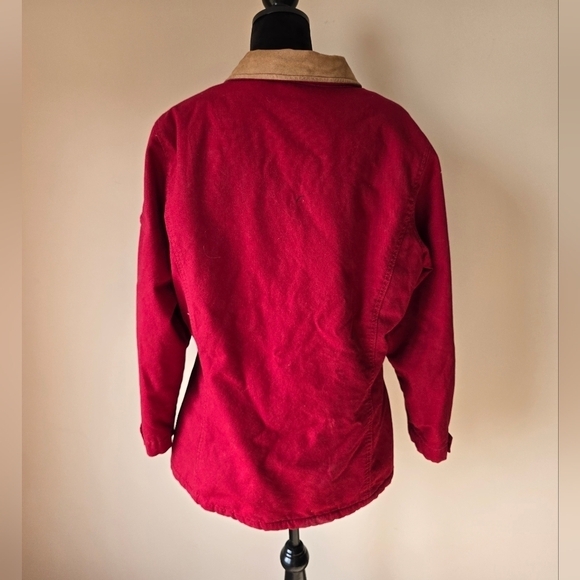 Vintage Y2K Woolrich Women's Red Barn/work Jacket Size M - Picture 4 of 10